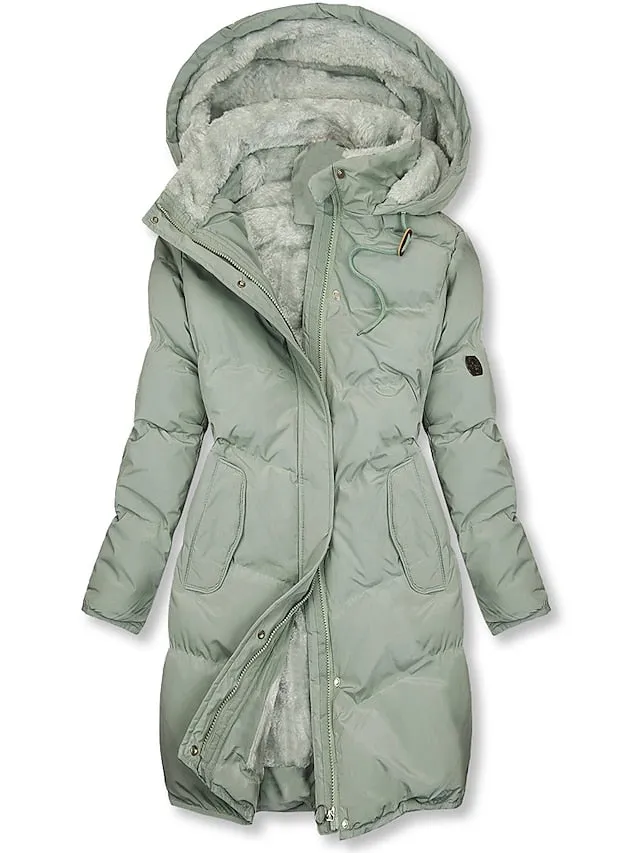 Elegante V-Ausschnitt Split Leinen Kleid